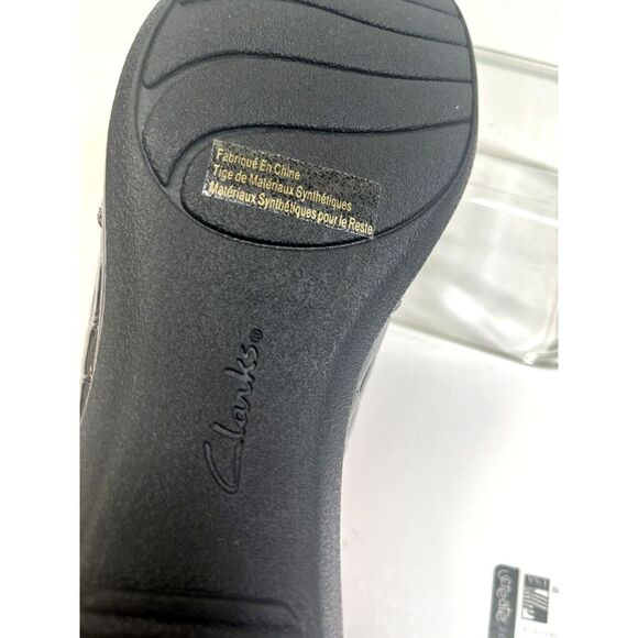 Clarks Womens 8 M Brown Croc Patent Leather Loafter Slip On 26102166 $125.00 - Picture 7 of 11